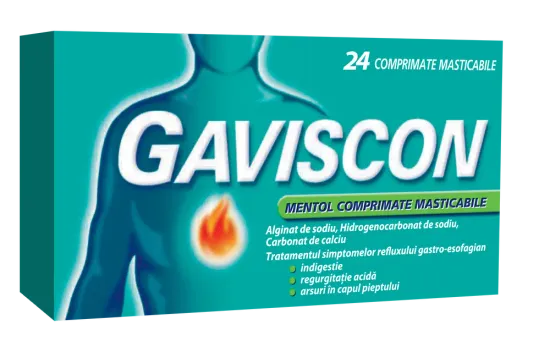 Gaviscon Mentol comprimate masticabile.webp
